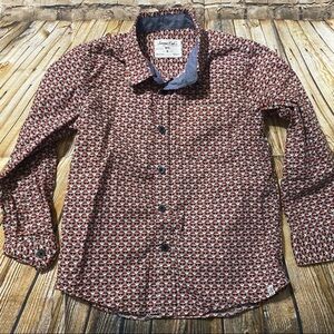 Sovereign Code Red Santa Christmas Button Up Shirt